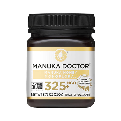 MGO 325+ Monofloral Mānuka Honey 250g [BBE July 2026]