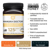MGO 125+ Monofloral Mānuka Honey 500g [BBE June 2026]