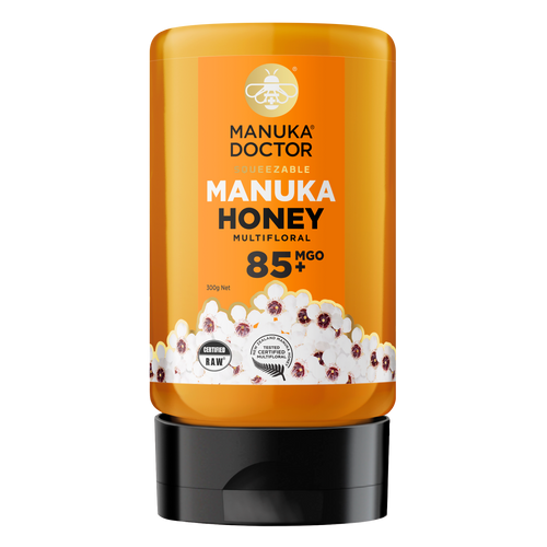 MGO 85+ Multifloral Mānuka Honey 300g (Squeezy)