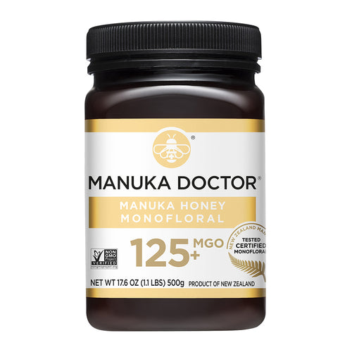 MGO 125+ Monofloral Mānuka Honey 500g [BBE June 2026]