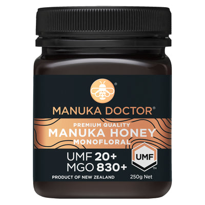 UMF 20+ Monofloral Manuka Honey 250g